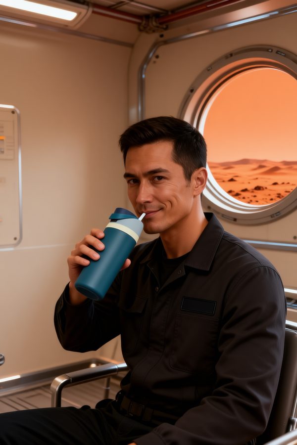Jaxson Thorne with Owala FreeSip Bottle