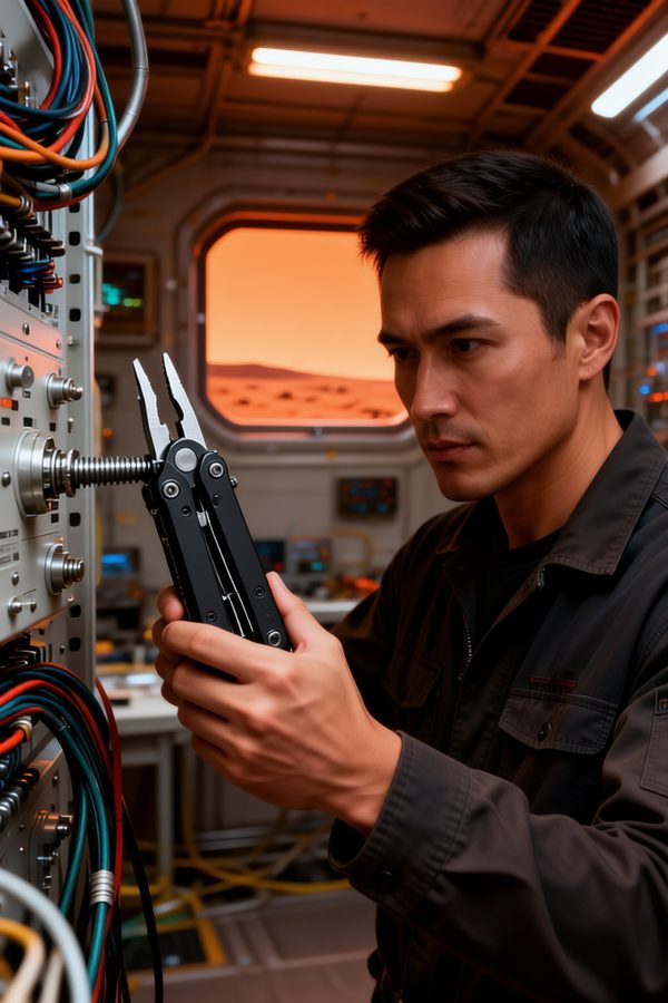 Jaxson Thorne with Gerber Center-Drive Multitool