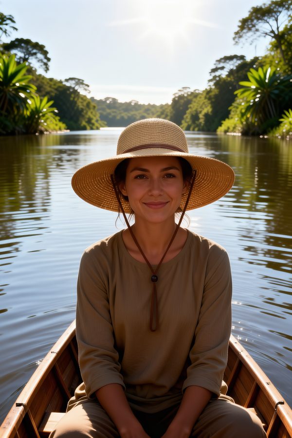 Nayra with FURTALK Sun Hat Straw Hat
